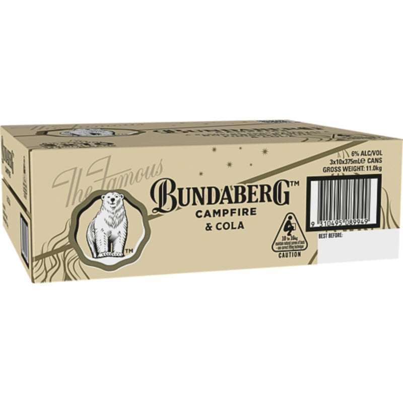 Bundaberg Campfire & Cola 30pk