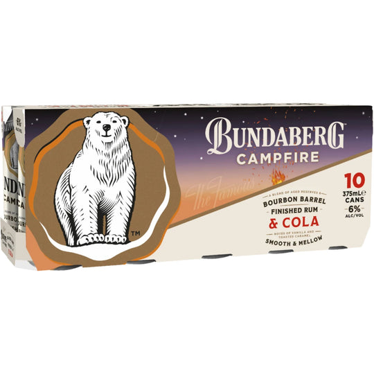 Bundaberg Campfire & Cola 10pk
