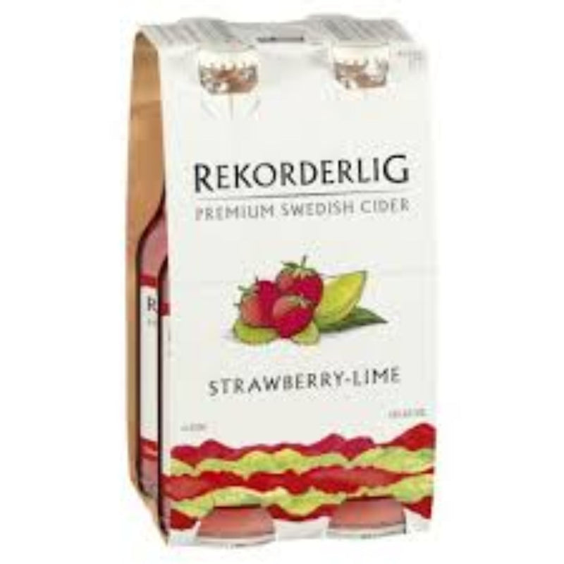 Rekorderlig Strawberry and Lime Stub 330ml 4pk