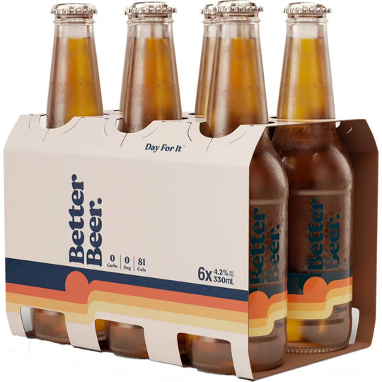 Better Beer Zero Carb Stub 6pk 330ml
