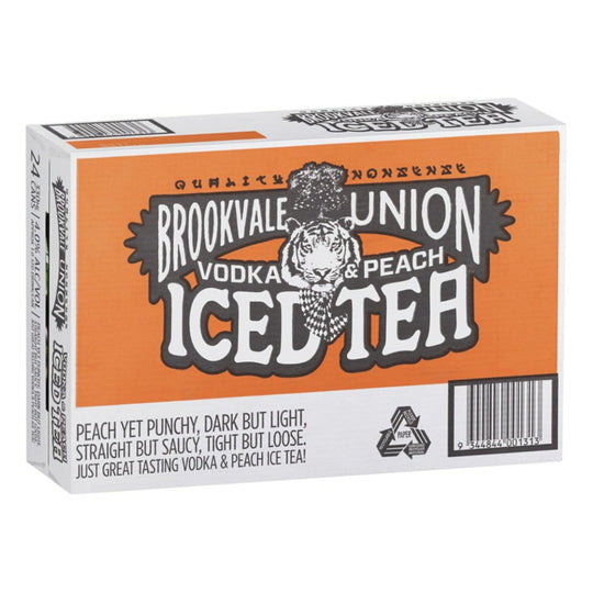 Brookvale Union Vodka & Peach Ice Tea 24pk