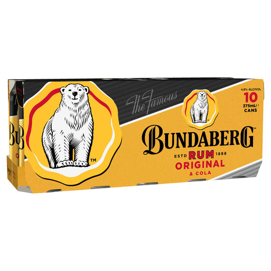 Bundaberg Rum & Cola 10pk