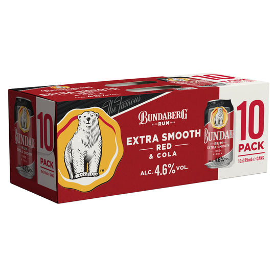 Bundy Red Can 375ml 10pk