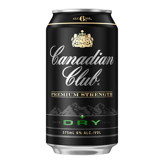 Canadian Club and Dry 6% Premium Strength 375ml 30pk