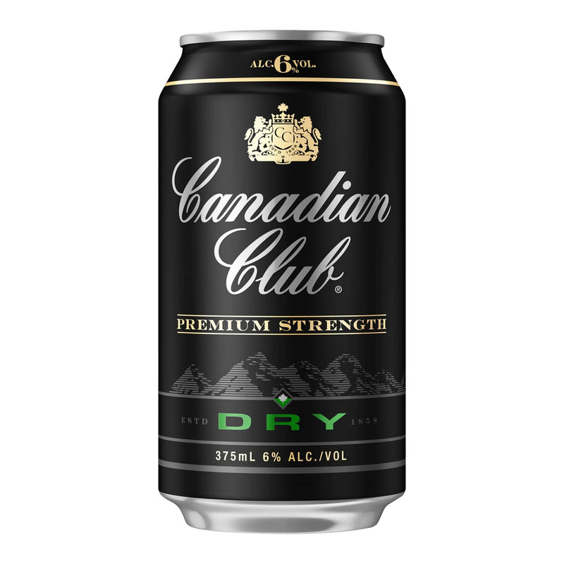 Canadian Club and Dry 6% Premium Strength 375ml 30pk