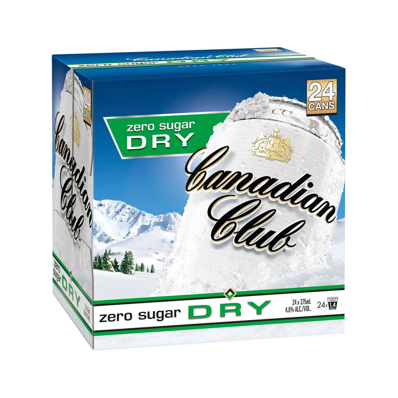 Canadian Club & Dry 375ml Cube 24pk