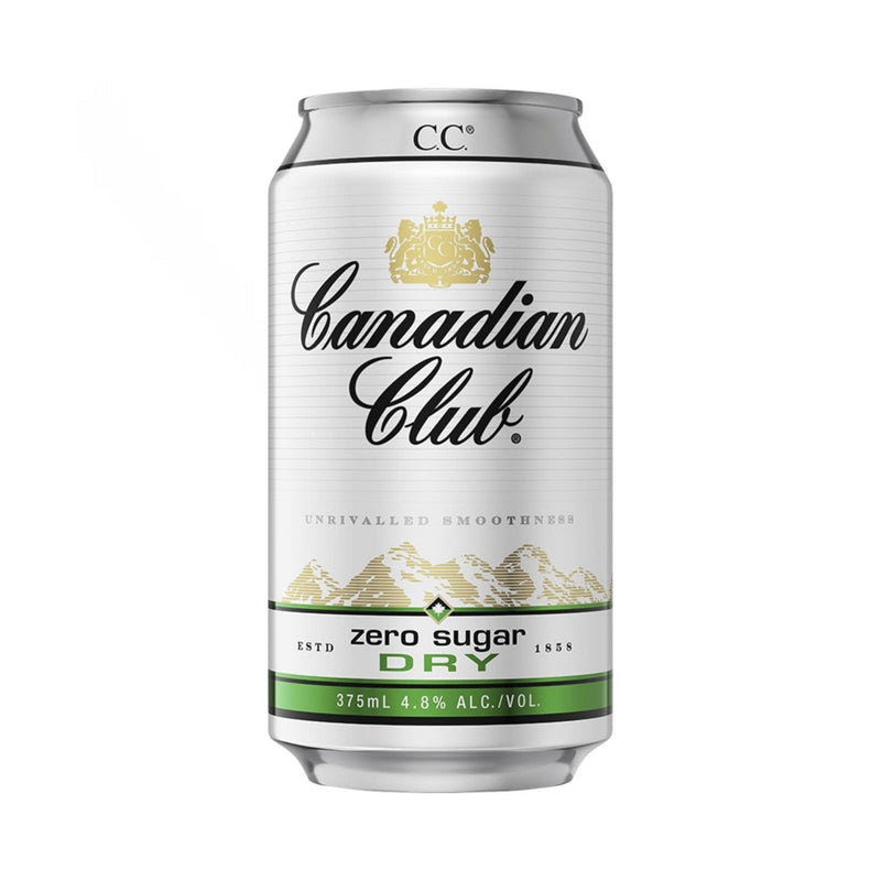 Canadian Club & Dry Zero 375ml 30pk
