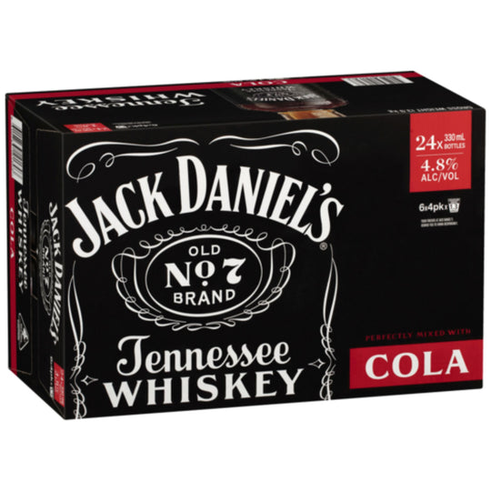 Jack Daniel's and Cola Stub 330ml 24pk