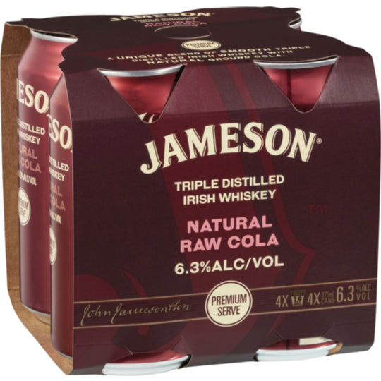 Jameson Raw 6.3% Can 4pk