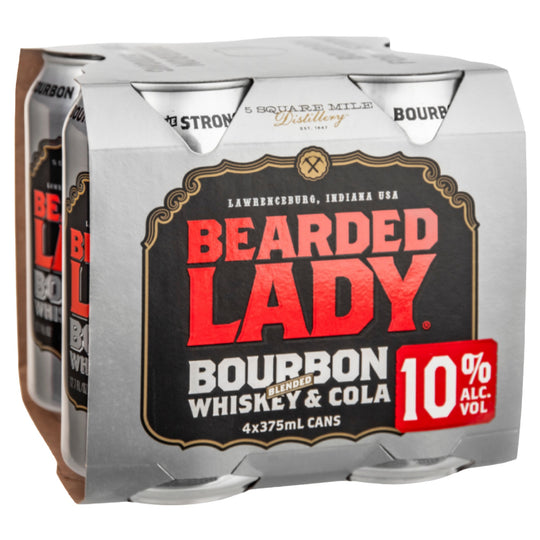 Bearded Lady 10% 375ml 4pk