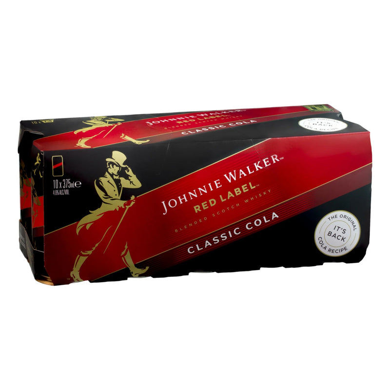 Johnnie Walker Cola Can 375ml 10pk