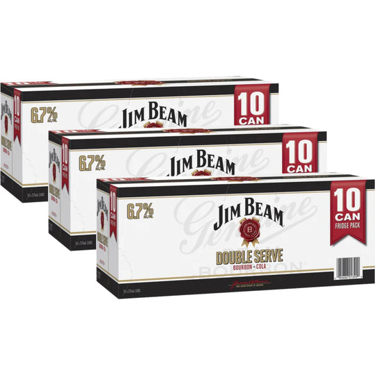 Jim Beam White Double Serve 375ml 30pk