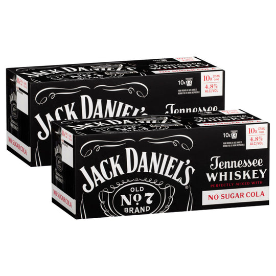 Jack Daniels No Sugar Can 375ml 20pk