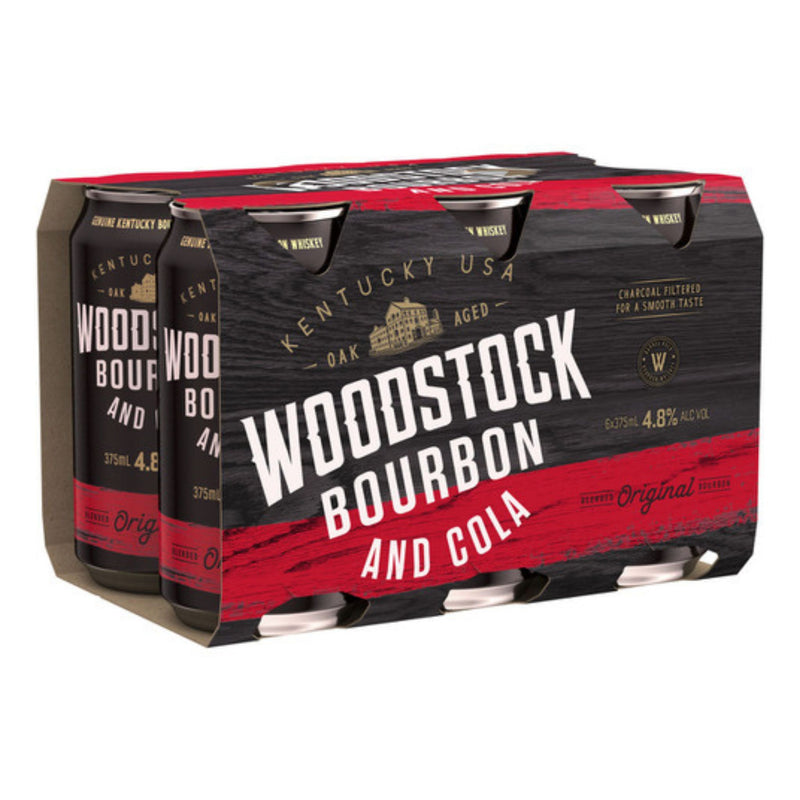Woodstock Bourbon & Cola 4.8% 6pk
