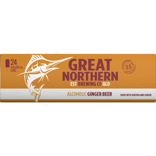 Great Northern Ginger Beer 330ml 3.5% 24pk