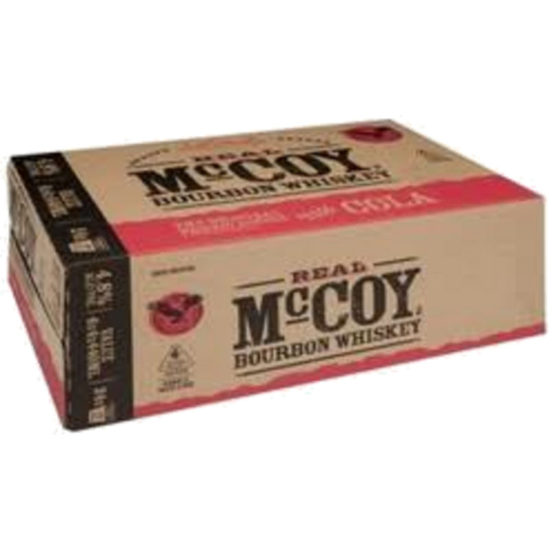 Real McCoy and Cola 440ml 24pk