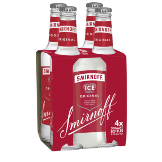 Smirnoff Ice Red Stub 300mL 4pk