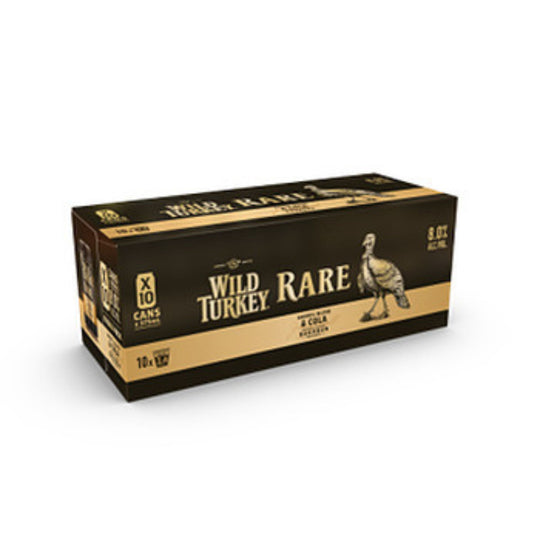 Wild Turkey Rare Bourbon & Cola 375ml 10pk