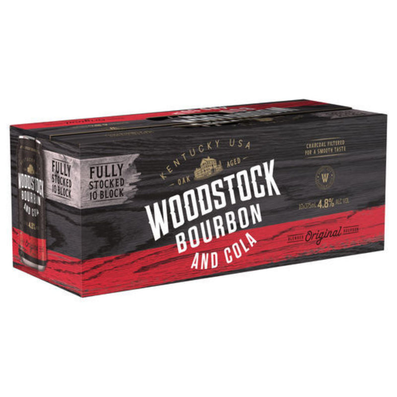 Woodstock Bourbon & Cola 4.8% 10pk
