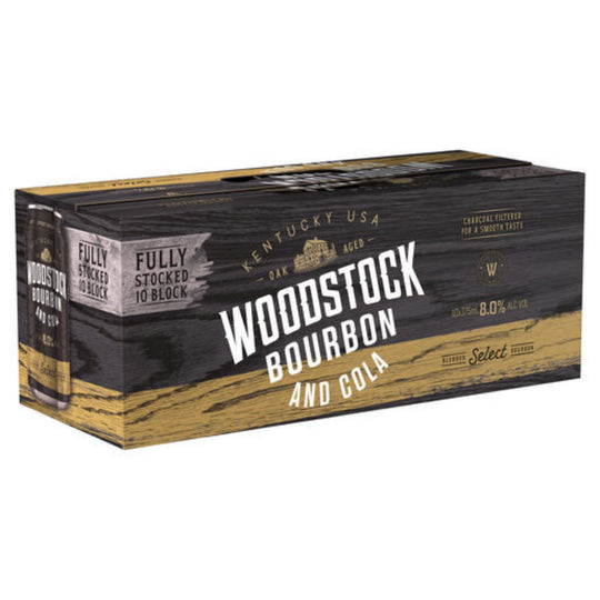 Woodstock Bourbon & Cola 8% 375ml 10pk