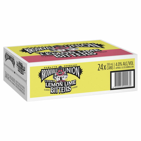 Brookvale Union Vodka Lemon Lime & Bitters 24pk
