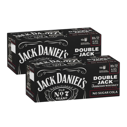 Jack Daniel’s Double Jack No Sugar Can 375ml 20pk