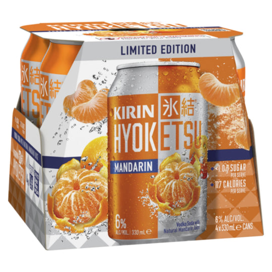 Kirin Hyoketsu Green Mandarin Cans 330ml