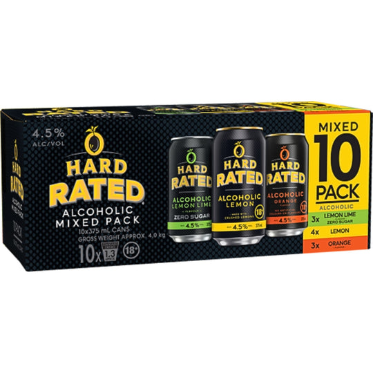 Hard Rated Mixed 375ml 10pk