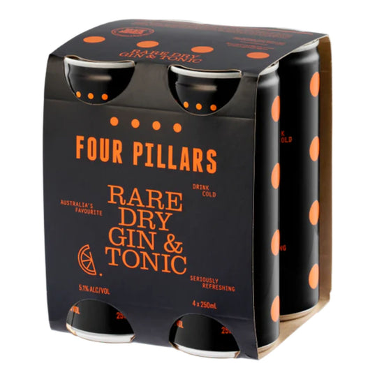 Four Pillars Rare Dry Gin & Tonic 4pk