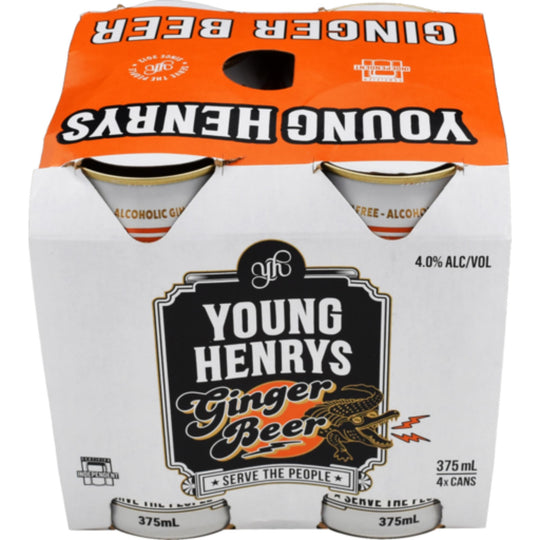 Young Henrys Ginger Beer 4pk