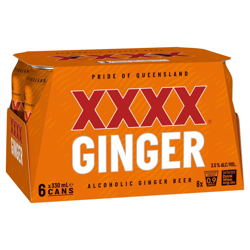 XXXX Ginger Beer 330ml 6pk
