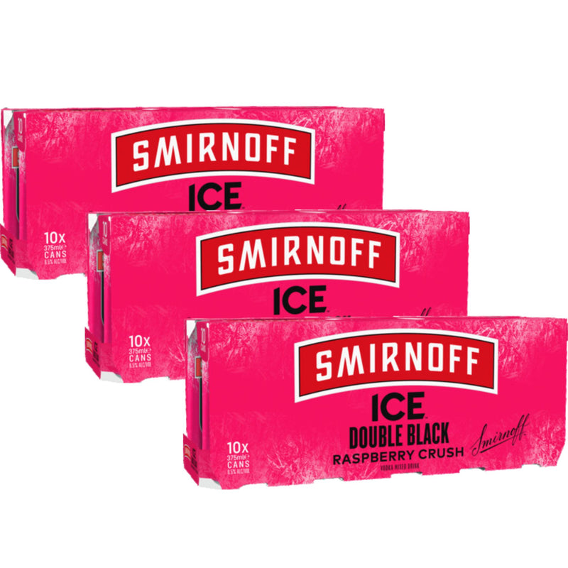 Smirnoff Double Raspberry Crush 375ml 30pk