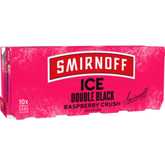 Smirnoff Double Raspberry Crush 375ml 10pk