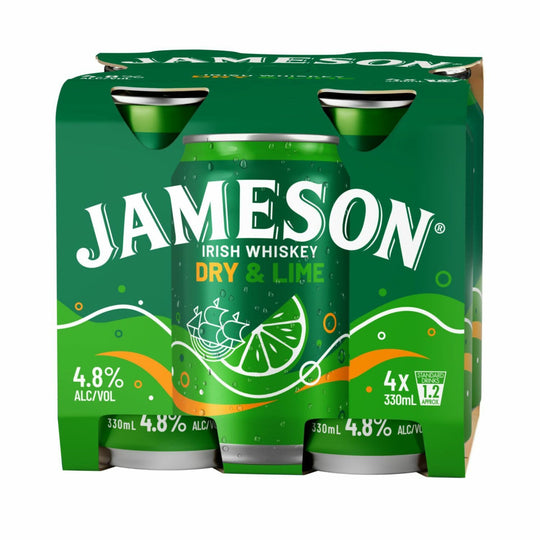 Jameson Dry & Lime 4pk