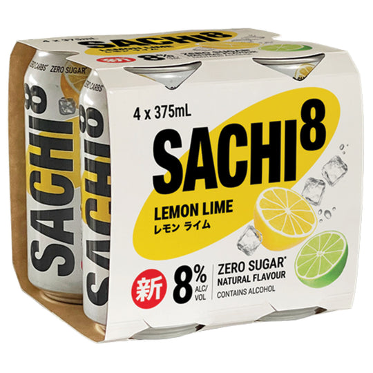Sachi8 Lemon Lime 4pk