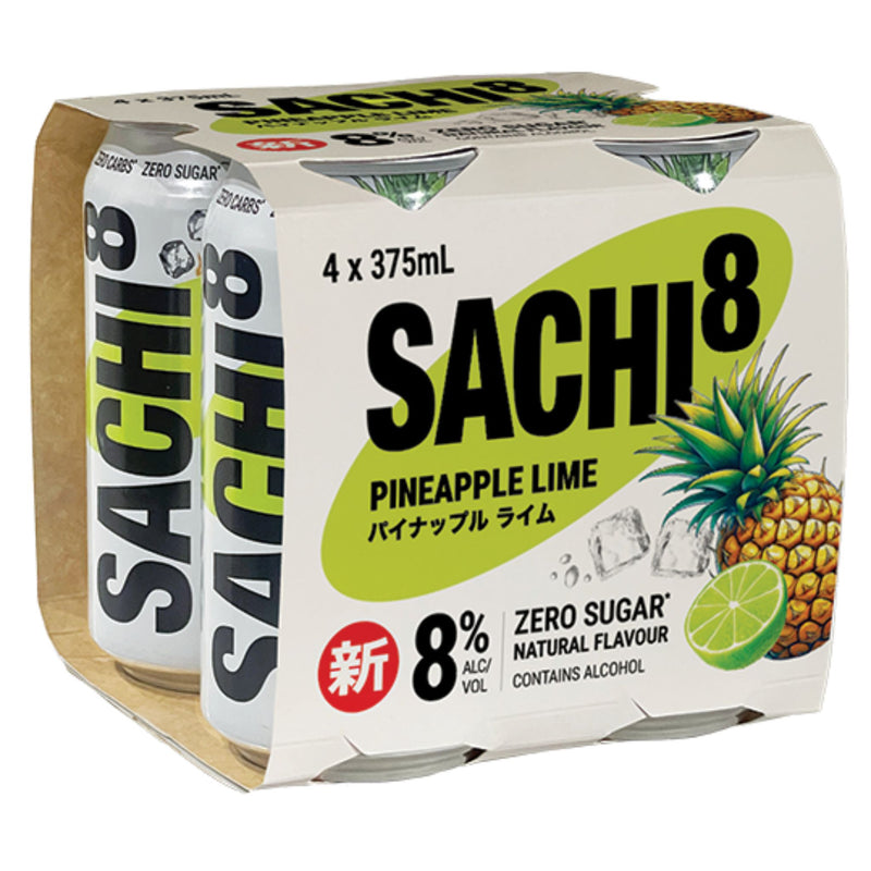 Sachi8 Pineapple Lime 4pk