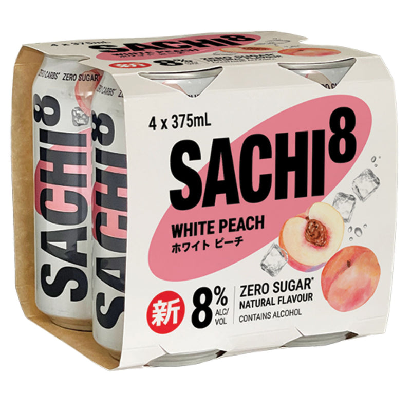 Sachi8 White Peach 4pk