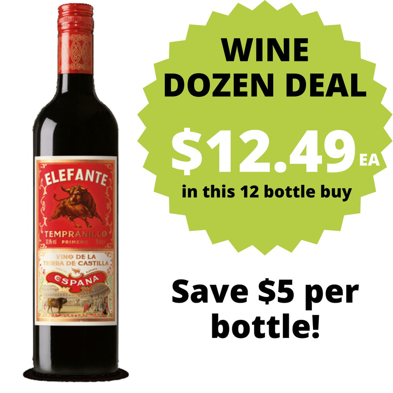 Elefante Tempranillo DOZEN DEAL