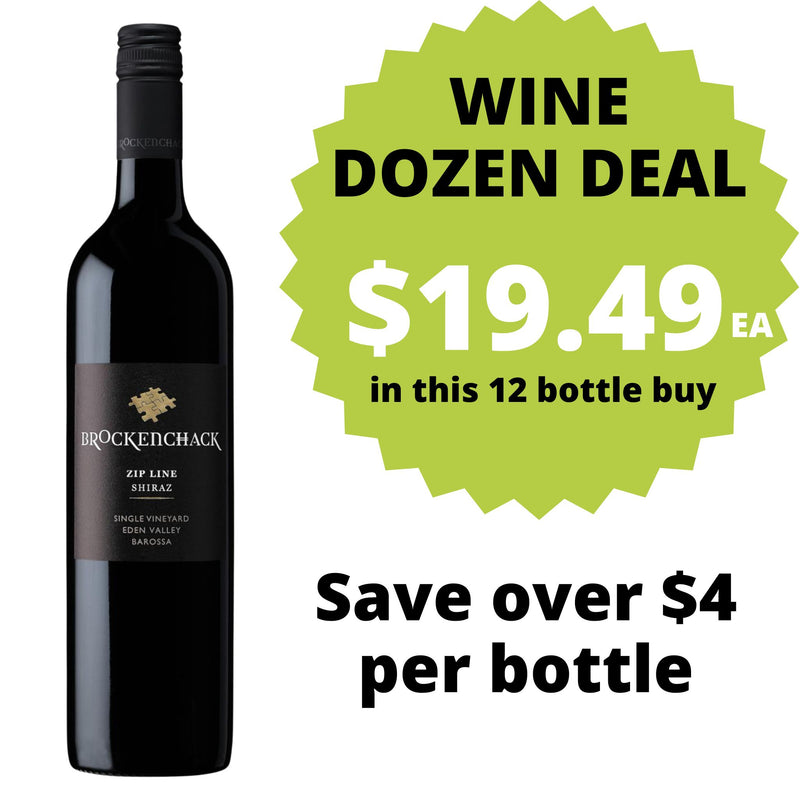 Brockenchack Zip Line Shiraz DOZEN DEAL