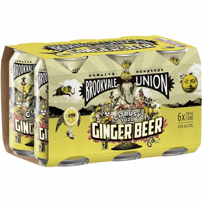 Brookvale Union Citrusy Yuzu Ginger Beer Can 330ML