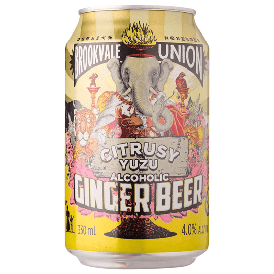 Brookvale Union Citrusy Yuzu Ginger Beer Can 330ML