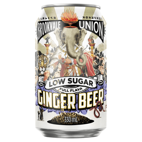 Brookvale Union Ginger Beer Low Sugar Can