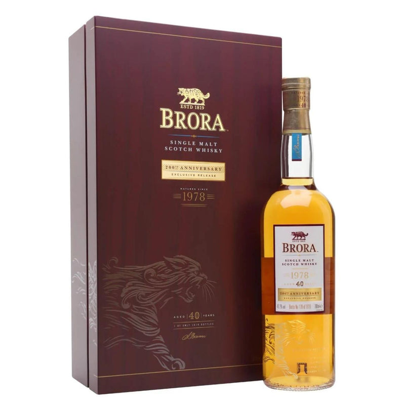 Brora 1978 200th Anniversary 40 Year Old Single Malt Scotch Whisky