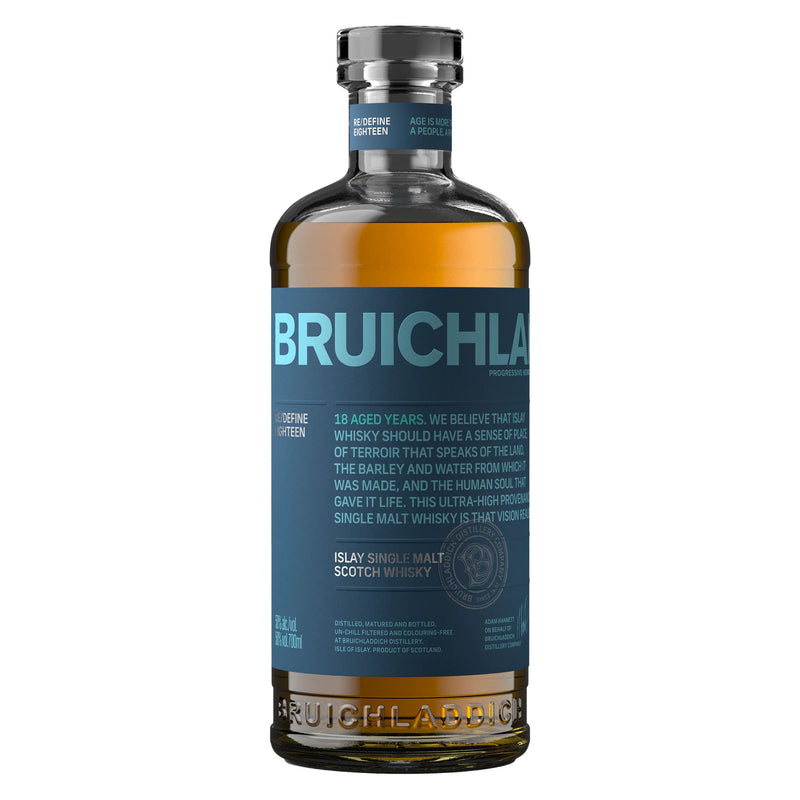 Bruichladdich 18 Year Old Single Malt Scotch Whisky