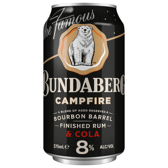 Bundaberg Campfire Rum & Cola 8% Can 375ml