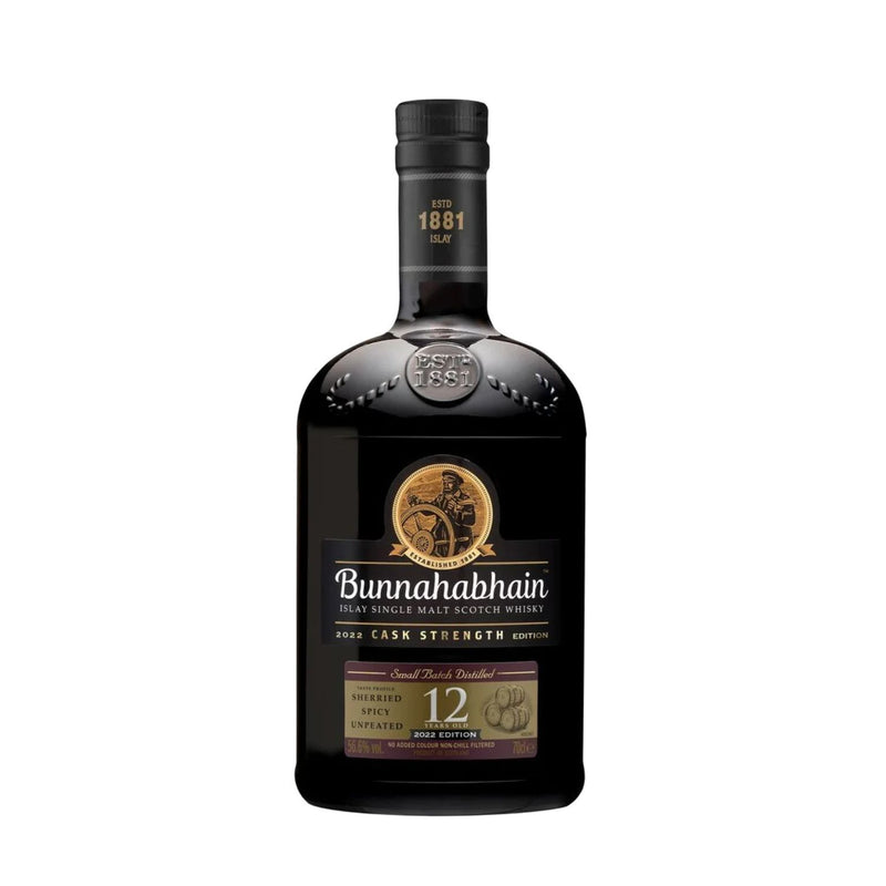 Bunnahabhain 12 year Old Cask Strength Single Malt Scotch Whisky 2022 Edition