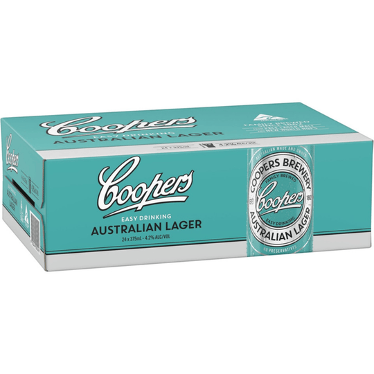 Coopers Australian Lager Can 375ml 24pk