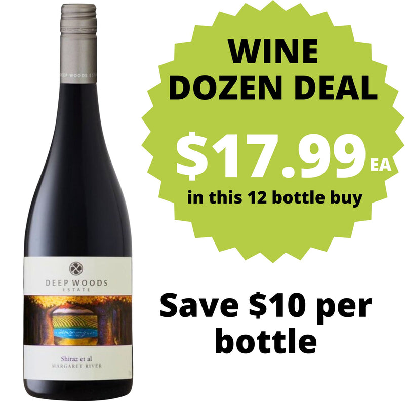 Deep Woods Shiraz et al DOZEN DEAL