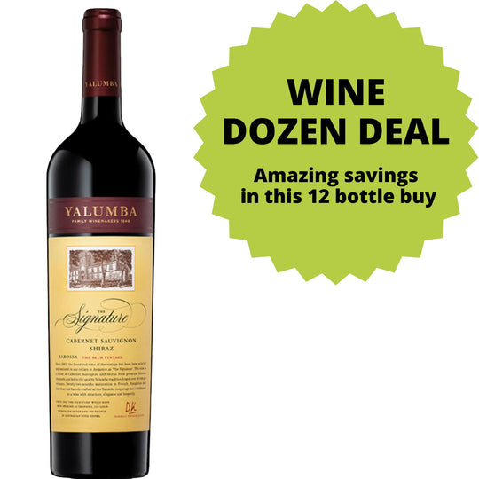 Yalumba The Signature Cabernet Sauvignon Shiraz DOZEN DEAL