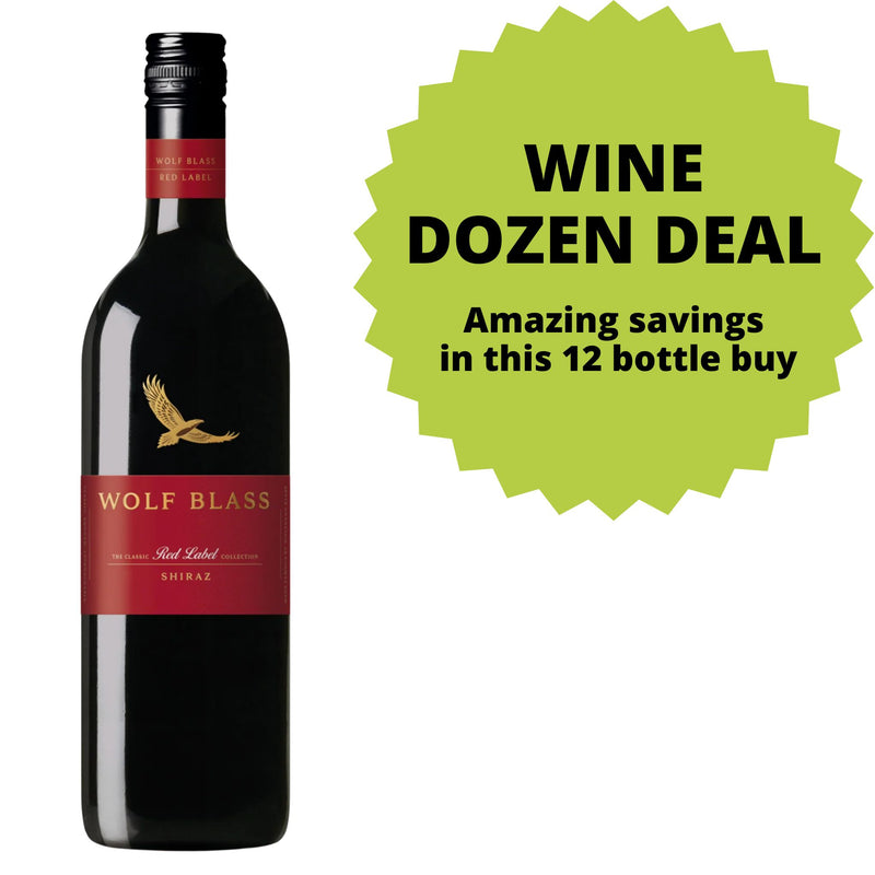 Wolf Blass Red Label Shiraz DOZEN DEAL